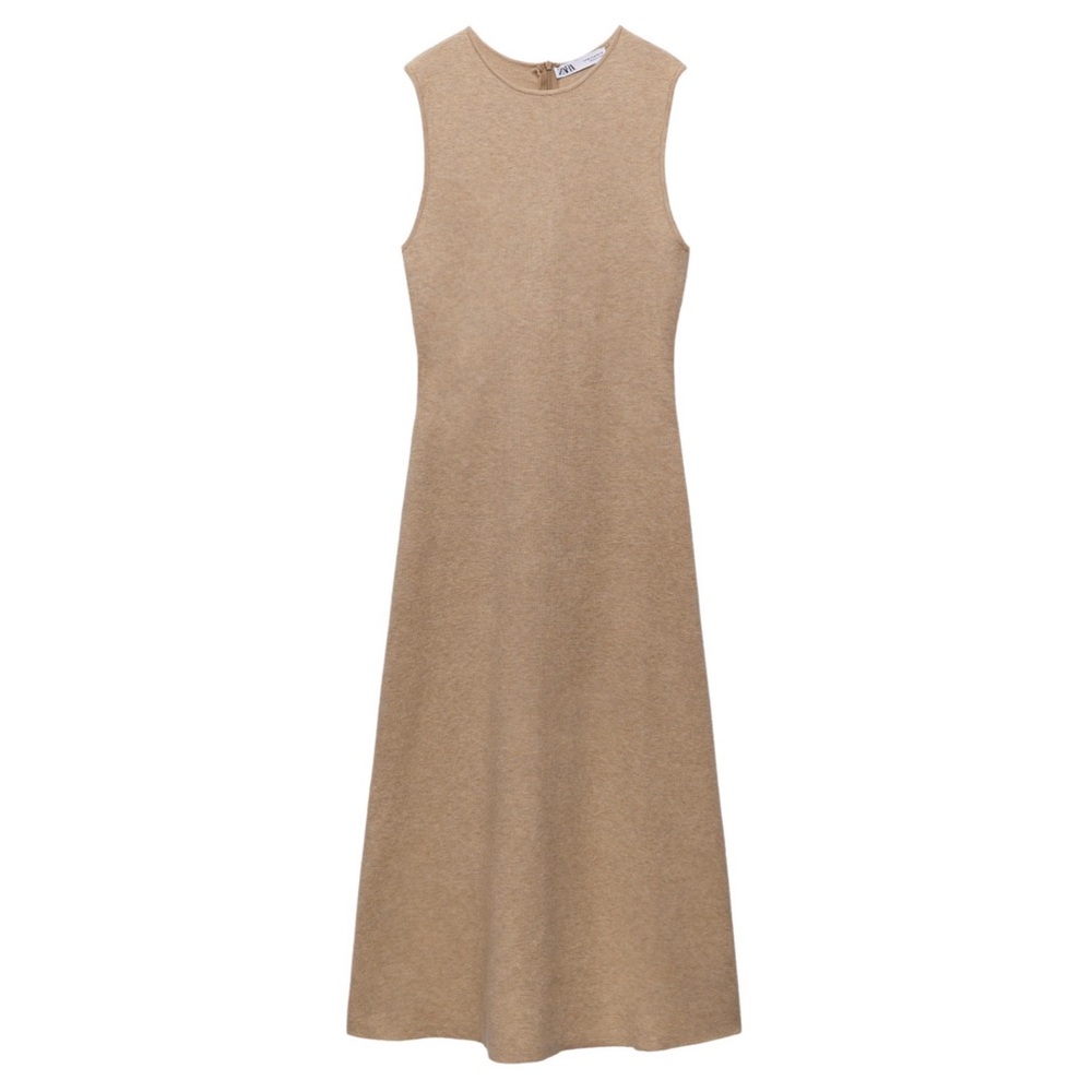 ZARA Knit Midi Dress size M